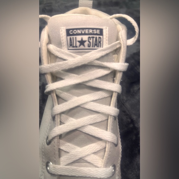 Converse Chuck Taylor All Star hi top sneakers light gray color Size 10 Unisex - Picture 11 of 16